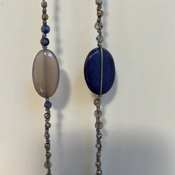 JJill long purple stone necklace - Picture 2 of 4